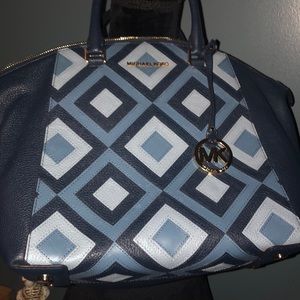 Blue Michael Kors handbag